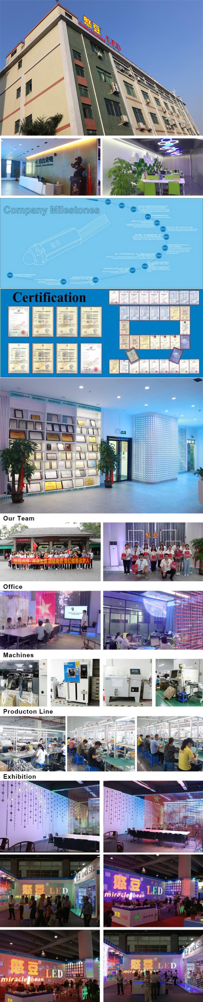 20MM स्थायी हॉलिडे लाइट 5050 आरजीबी आरजीबीडब्ल्यू 1903 2904 डीएमएक्स 512 आईसी एलईडी पिक्सेल प्वाइंट लाइट 11