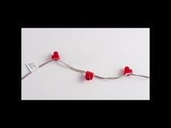 स्क्वायर 12 मिमी पिक्सेल एलईडी DMX512 आरजीबी फुल कलर 12 मिमी 0.3w डीसी12 वी एलईडी पिक्सेल लाइट