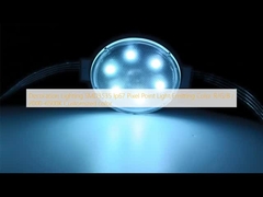 सजावट प्रकाश व्यवस्था SMD3535 Ip67 पिक्सेल बिंदु प्रकाश उत्सर्जक रंग R / G / B / 2000-6500K अनुकूलित रंग