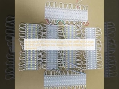 एलईडी मॉड्यूल7512-5050 आरजीबी शक्ति 0.72W एलएम60-66एलएम कोण 160 IP65 प्रकाश बॉक्स के साथ विभिन्न उज्ज्वल वर्ण प्रदर्शित