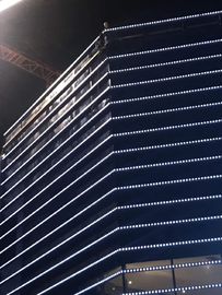 1 मीटर एल्यूमीनियम प्रोफ़ाइल एलईडी पिक्सेल लैंप आउटडोर बिल्डिंग प्रकाश परियोजना डिजाइन