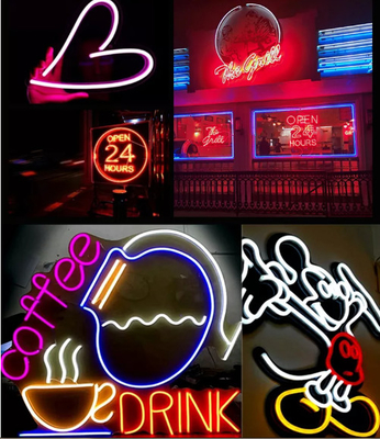 24v 24w SMD2835 RGBW Flexible LED Strip Light Dimmable for Advertising Neon Signs