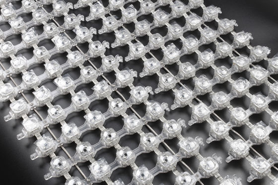 80W RGB P100 LED Pixels Mesh Screen Display IP67 Advertising Outdoor Point Lights Display