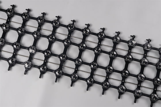 High Definition Outdoor LED Mesh Full Color P50 DC12V 25MM RGB LED Mesh Screen for outdoor decoration