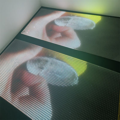 Super Slim Flexible Transparent LED Film Adhesive Advertising LED Display for Retail Store Use DC5V P4