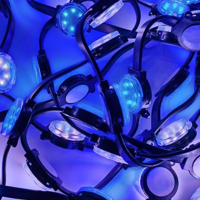 Waterproof Outdoor 40mm Pixel LED Point Light with 24v Working Voltage and 120° Beam Angle