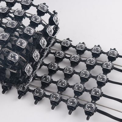 Outdoor Indoor IP67 Led Mesh Screen Full Color Media Facade Stage Lighting Background Screen