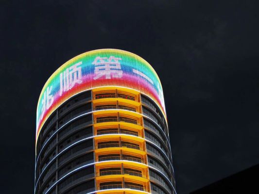 Epistar LED Chip Net Video Wall Soft Flexible Advertising LED Display Screen for Indoor and Outdoor