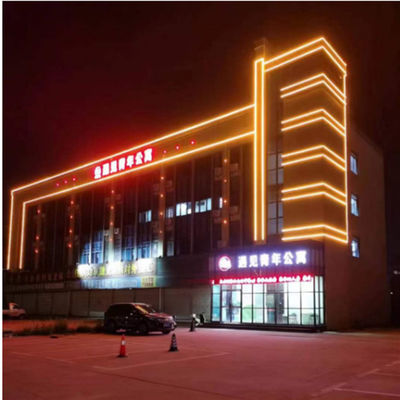 RoHS Certified 12V Double Side Aluminum Profile LED Point Pixel Light for Permanent Building Roof in Outdoor Smart Home