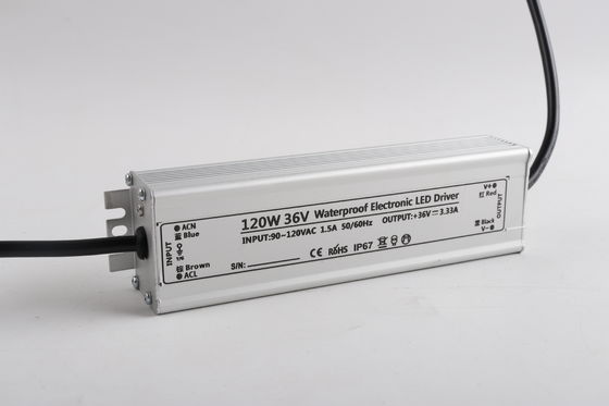 High Efficiency 120W Waterproof Aluminum 12V Led Power Supply Outdoor Indoor for LED Lighting