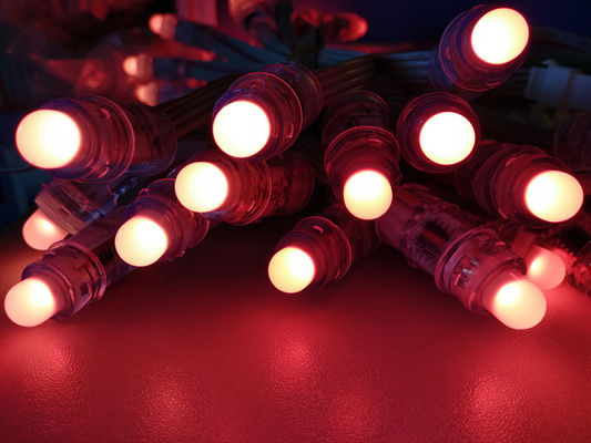 Red Outdoor IP67 DC5V 12MM LED Pixel Light For Channel Letters