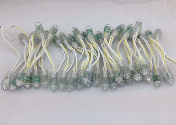 Waterprof IP65 12mm Yellow Full - Color LED Pixel Light For LED Sign Programable