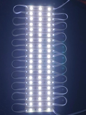 12V 3-Light SMD 2835 LED Module with 1W Sign Lens IP67 PC Body Pixel Lights for Outdoor Decoration