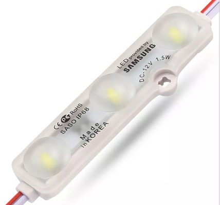 उच्च चमक 12V 1.5W इंजेक्शन एलईडी मॉड्यूल सुपर अल्ट्रासोनिक SMD5730 SMD2835