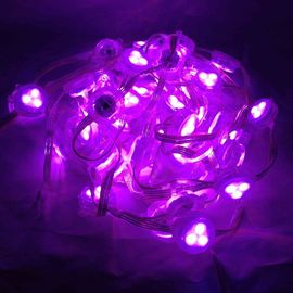 DMX512 नियंत्रण के साथ 30 मिमी DC12V आरजीबी पूर्ण रंग एलईडी पिक्सेल मॉड्यूल