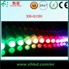 IP67 पूर्ण रंग आरजीबी एलईडी पिक्सेल प्रकाश 12mm DC5V IC16716 वारंटी के साथ 3 साल