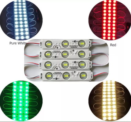 DC 12V 1.5W LED मॉड्यूल स्ट्रिंग्स वाटरप्रूफ 3 LEDS IP65 SMD 5730 LED मॉड्यूल साइनेज लाइट बॉक्स के लिए: