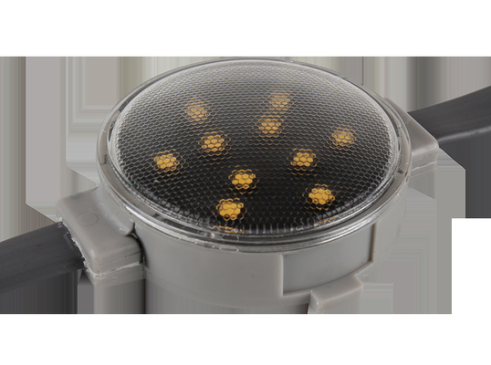 आउटडोर के लिए अनुकूलित IP67 एलईडी प्वाइंट लाइट 2W 24V 50mm RGBW