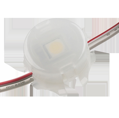 सिंगल कलर एसएमडी 5050 एलईडी प्वाइंट लाइट वाटरप्रूफ IP67 0.3W 12V 20mm स्वनिर्धारित: