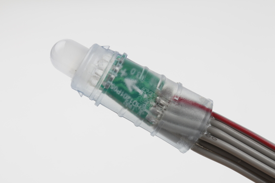 चमत्कार बीन 12 मिमी एलईडी पिक्सेल लाइट आरजीबी पनरोक IP67 0.3W 5V