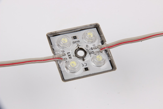 12v 4 लाइट साइन लेंस 0.75W SMD 2835 एलईडी मॉड्यूल लाइट बैक इंजेक्शन के लिए