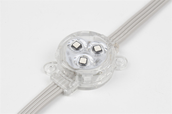 आउटडोर वाटरप्रूफ IP67 LED पॉइंट लाइट DC12V 0.75W 30mm सिंगल कलर SMD3535