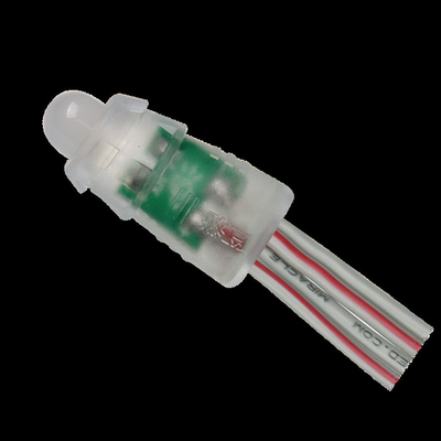 आउटडोर एलईडी पिक्सेल लाइट 0.3W DC12V 12mm DMX512 RGB IP67 वाटरप्रूफ