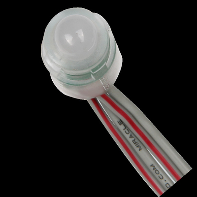 IP67 LED पिक्सेल लाइट आउटडोर वाटरप्रूफ 12MM 0.3W DC5V TTL6898 RGB