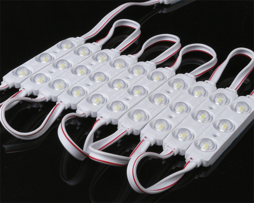 IP65 आउटडोर वाटरप्रूफ एलईडी इंजेक्शन मॉड्यूल 70 * 13MM DC12V 1.2W सिंगल कलर SMD2835