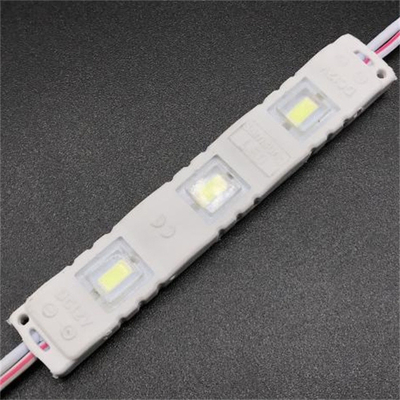 SMD5630 LED इंजेक्शन मॉड्यूल सिंगल कलर IP65 DC12V 90 - 100LM 0.72W आउटडोर वाटरप्रूफ