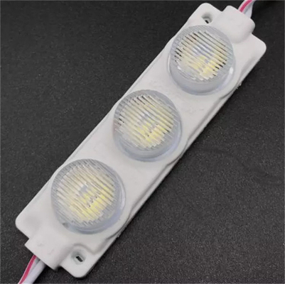 मिरेकल बीन एलईडी लाइट मॉड्यूल वाटरप्रूफ 75*20MM IP65 0.6W SMD2835 DC12V RGB फ्लैश
