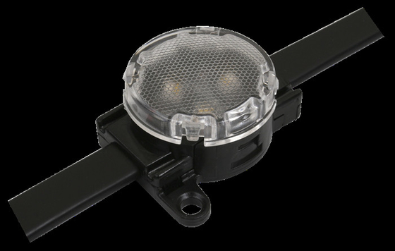 DMX512 IP67 स्मार्ट आरजीबी वाटरप्रूफ एलईडी प्वाइंट लाइट DC24V 0.75W 30mm SMD3535