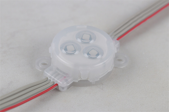 एल्युमिनियम प्रोफाइल एलईडी पिक्सेल पॉइंट लाइट वाटरप्रूफ IP67 30mm DMX512 RGB मिरेकल बीन