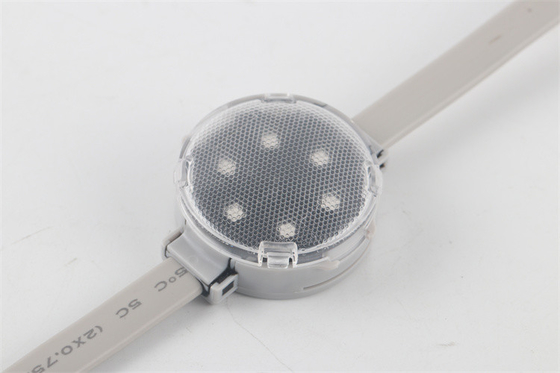 IP67 LED पॉइंट लाइट 1.8W DC15V 40mm Smd3535 DMX512 3RGB+3W सिग्नल पिक्सेल लाइट पॉइंट सोर्स