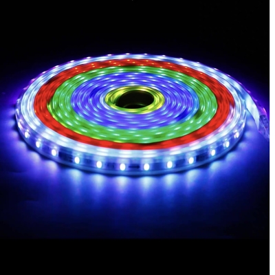 5050 24V IP65 RGB RGBW एलईडी पट्टी प्रकाश लचीला 60Leds/M उच्च शक्ति एलईडी रोशनी