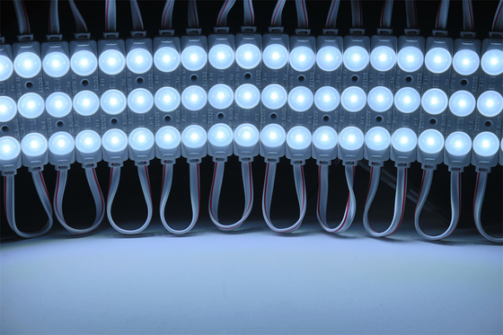 RGB Full Color 1.2w 12v Outdoors IP67 Waterproof 2835 3LED SMD Injection LED Module For Advertising