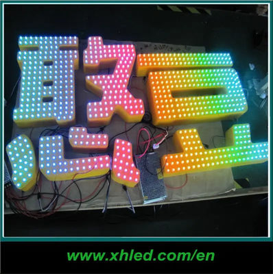 Programmable LED Point Light Source RGB Pixel 12mm IP67 Waterproof DMX LED Point Light for Building Decoration Amusement Park Bridge Landscape Lighting