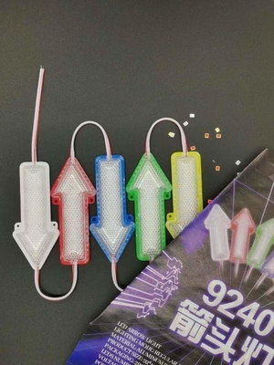 650nm 12v 1.5w आउटडोर साइन मॉड्यूल RGB LED पिक्सेल प्रोग्रामेबल लाइट