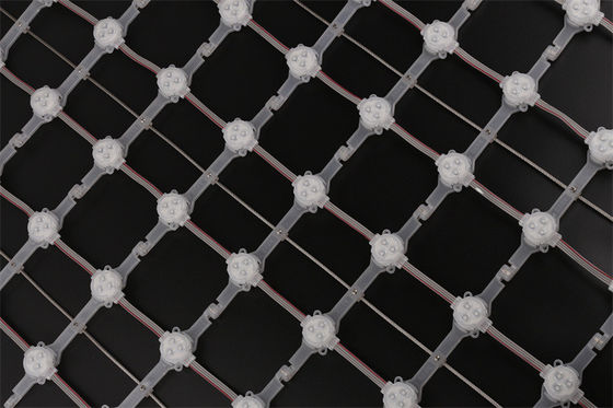 Customized Miracle Bean IP67 Outdoor Waterproof P100 Pixel 30mm DMX512 RGB LED Net Screen Video Display