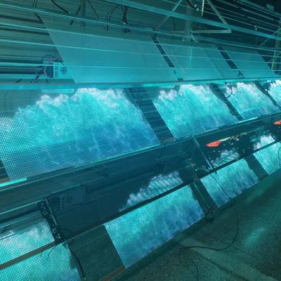 Ultra-Thin P20 Transparent LED Screen Advertising Self-Adhesive Mounting Display