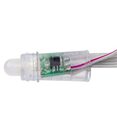 एलईडी पिक्सेल लाइट्स 0.2W DC12V IP67 एकल रंग 9 मिमी आउटडोर जलरोधक विज्ञापन चैनल पत्र