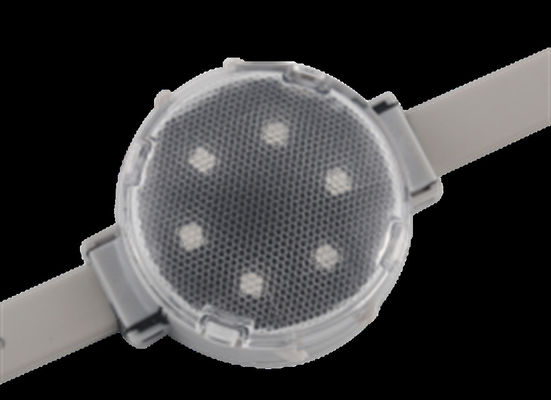 40mm DC24v आउटडोर एलईडी पिक्सेल डॉट्स डीएमएक्स एलईडी डॉट लाइट फॉर फेसडेड बिल्डिंग