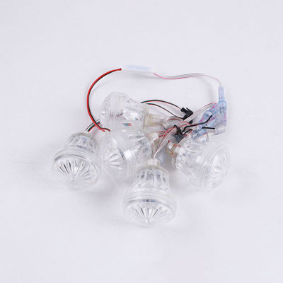 Plastic Amusement Ride Lights Multicolor LED Cabochon Lights