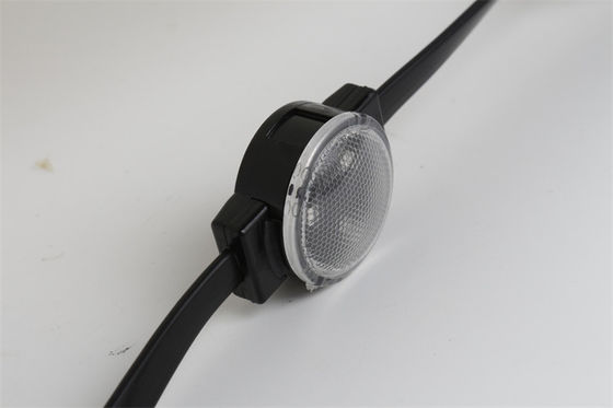 IP67 एलईडी पिक्सेल प्रकाश स्रोत 0.75W DC12V 30MM आरजीबी आउटडोर सजावट / विज्ञापन के लिए