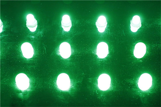 12mm 0.3W DC12V स्क्वायर एलईडी पिक्सेल मॉड्यूल वाटरप्रूफ आउटडोर सिंगल कलर