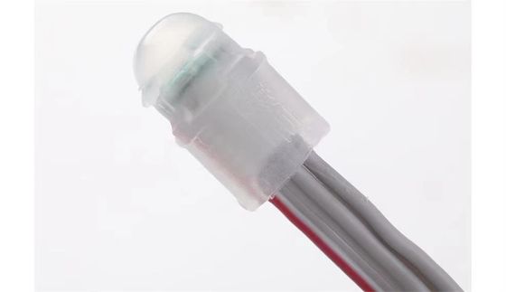 DC12V 0.2W वाटरप्रूफ IP67 सिंगल कलर 9 मिमी एलईडी आउटडोर लाइट के लिए उजागर प्रकाश स्ट्रिंग