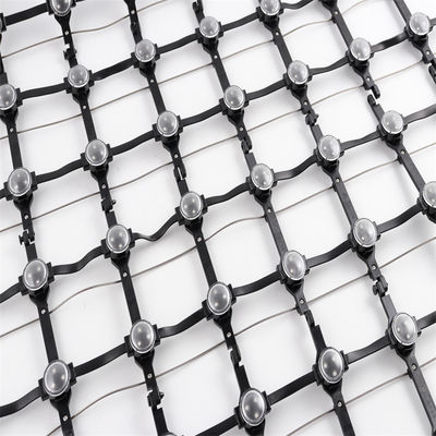 Waterproof Flexible LED Mesh Screen For Building Decoration With IP67 Protection