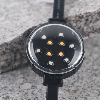 IP67 वाटरप्रूफ RGB 50mm SMD3535 DMX512 स्मार्ट पिक्सेल एलईडी पॉइंट लाइट्स पीसी बॉडी