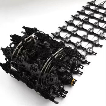 आउटडोर लचीला डिस्प्ले स्क्रीन नेट इनडोर बैकग्राउंड स्टेज P143 DC12V आरजीबी विज्ञापन एलईडी मेष डिस्प्ले स्क्रीन