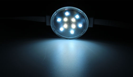 0.3W Epistar Chip 50mm RGB LED Point Light Waterproof Outdoor IP67 with PC Body